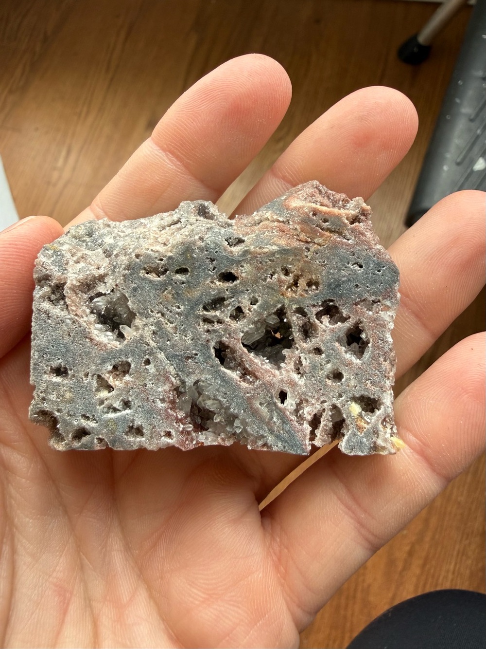 Rare crystal slab - druzy sphalerite